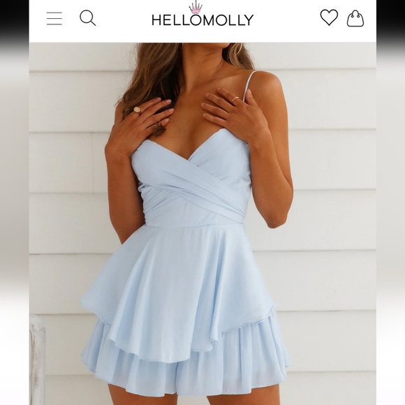 Classy Is The New Original Playsuit Steel Blue - Picture 1 of 2